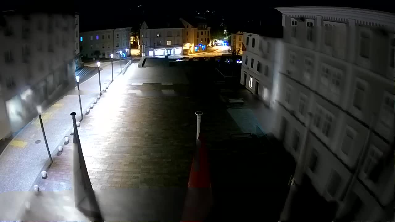 Idrija – Mestni trg (maison du peintre Jurij Tavčar)