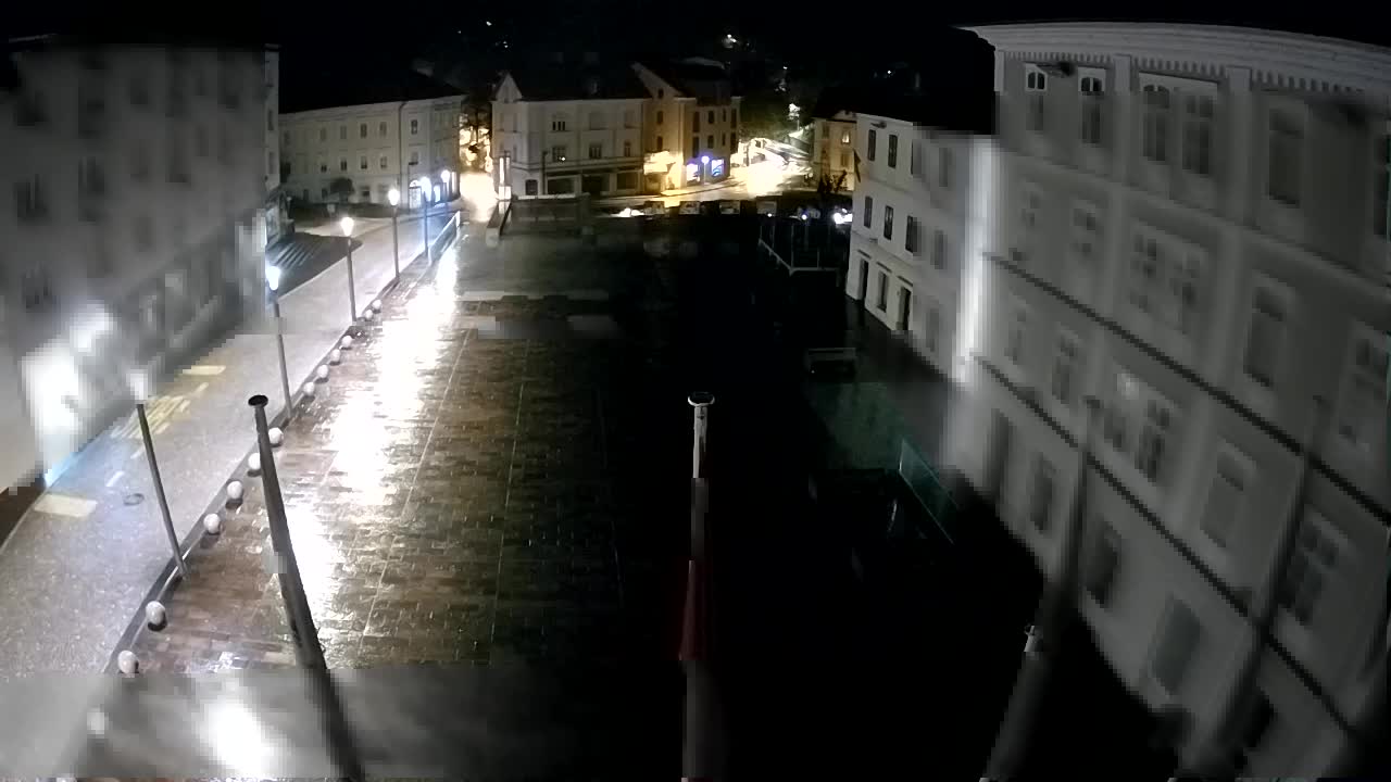 Idrija – Mestni trg (maison du peintre Jurij Tavčar)