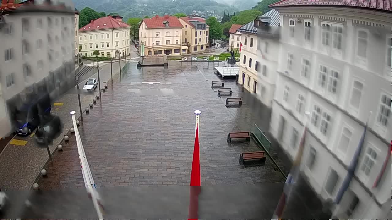 Idrija – Mestni trg (house of painter Jurij Tavčar)
