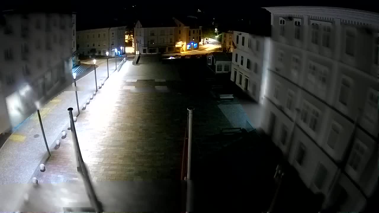 Idrija – Mestni trg (Haus des Malers Jurij Tavčar)