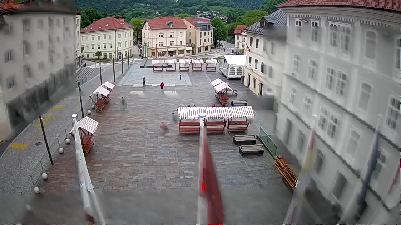 Idrija – Mestni trg (house of painter Jurij Tavčar)