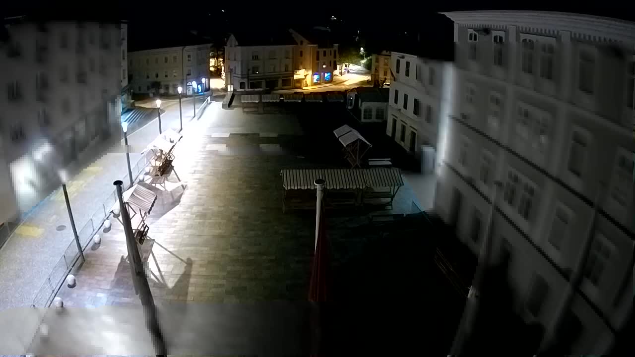 Idrija – Mestni trg (maison du peintre Jurij Tavčar)
