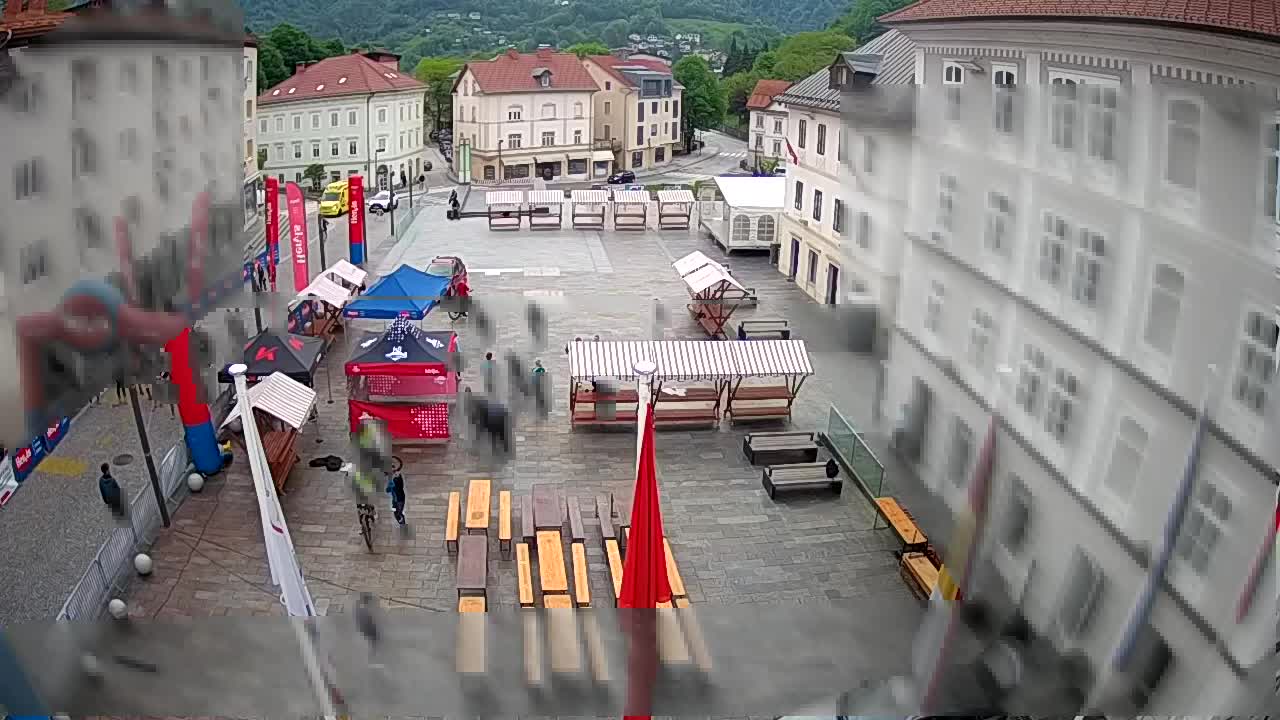 Idrija – Mestni trg (kuća slikara Jurija Tavčara)