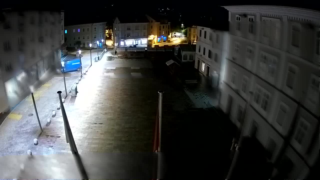 Idrija – Mestni trg (casa del pintor Jurij Tavčar)