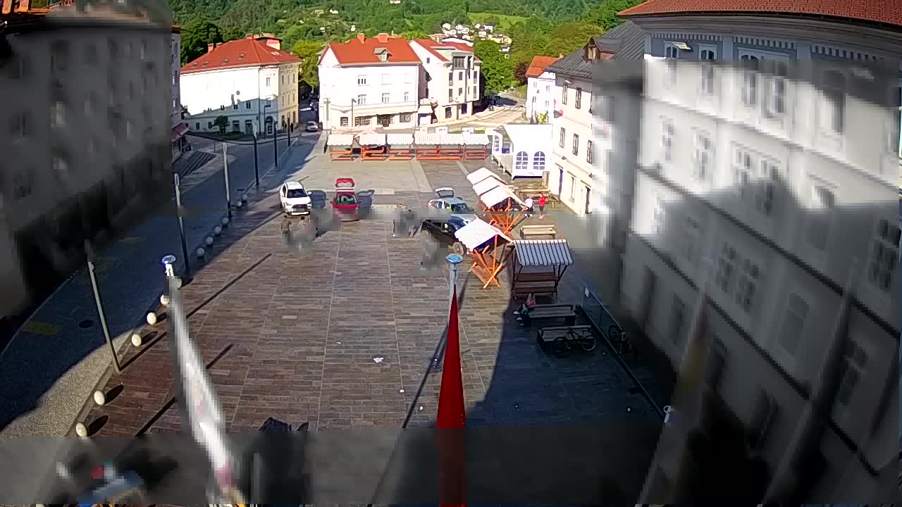 Idrija – Mestni trg (hiša slikarja Jurija Tavčarja – idrijskega)