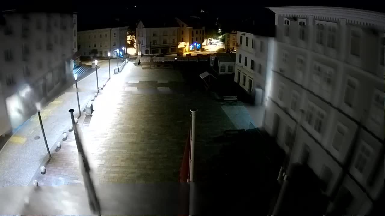 Idrija – Mestni trg (Haus des Malers Jurij Tavčar)