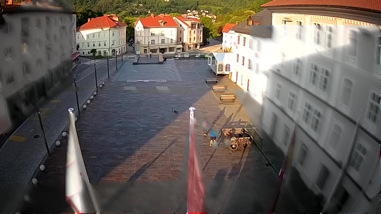 Idrija – Mestni trg (house of painter Jurij Tavčar)