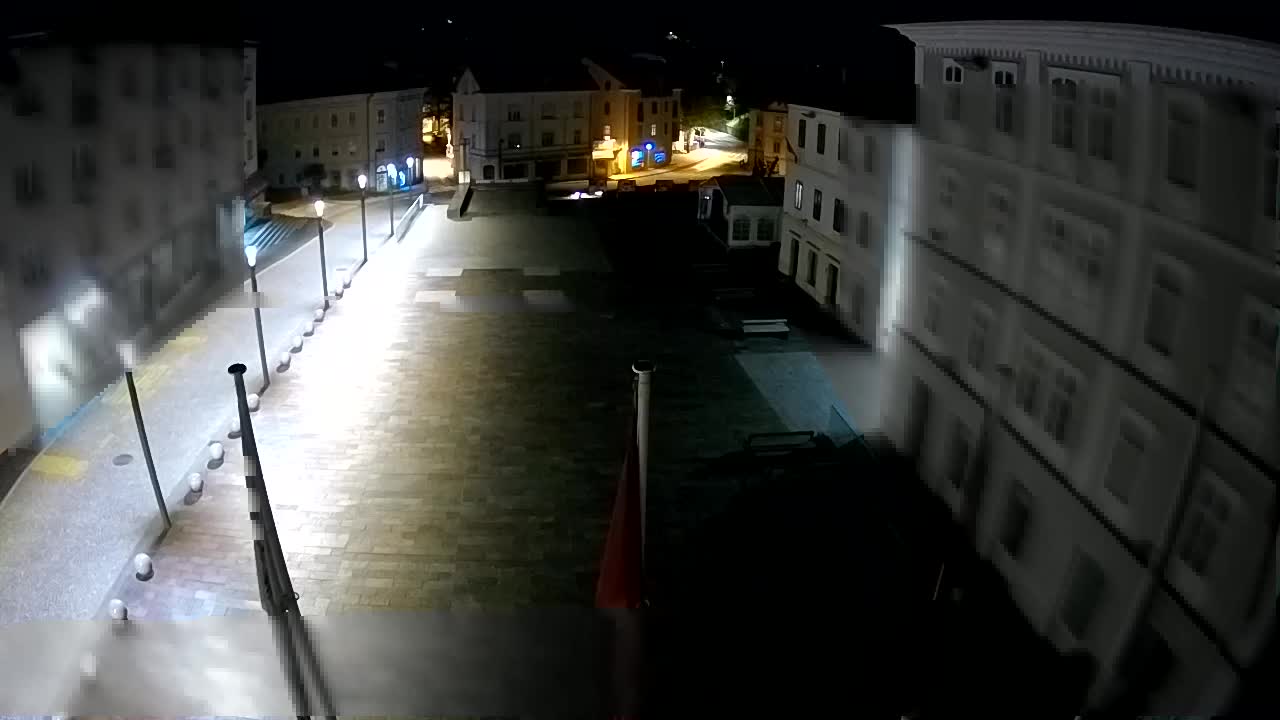 Idrija – Mestni trg (maison du peintre Jurij Tavčar)