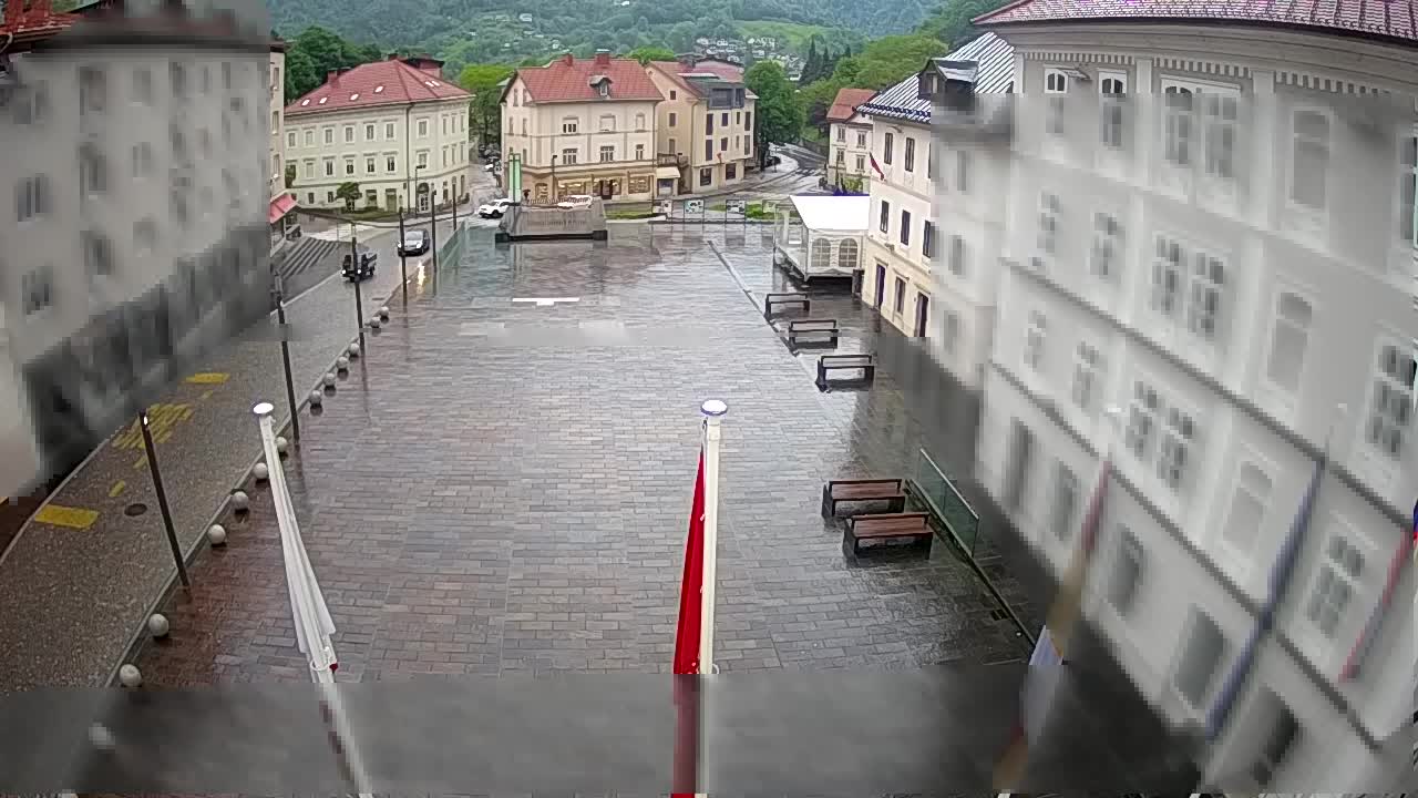 Idrija – Mestni trg (house of painter Jurij Tavčar)