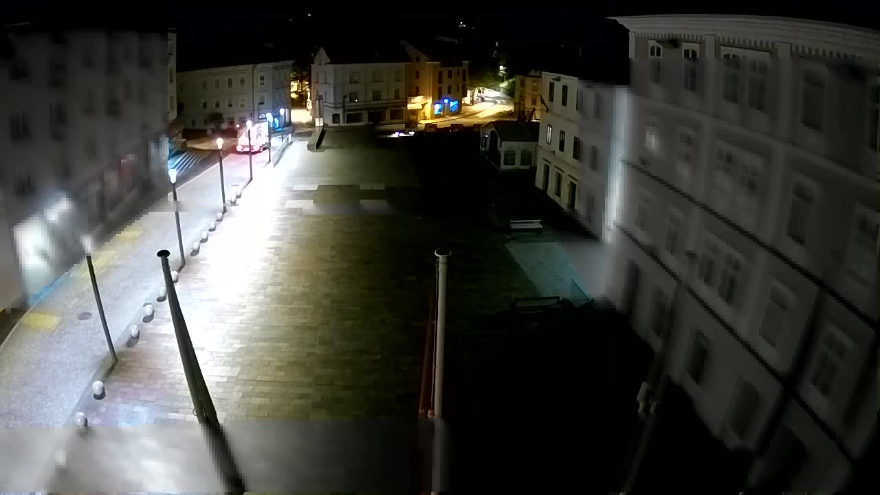 Idrija – Mestni trg (maison du peintre Jurij Tavčar)