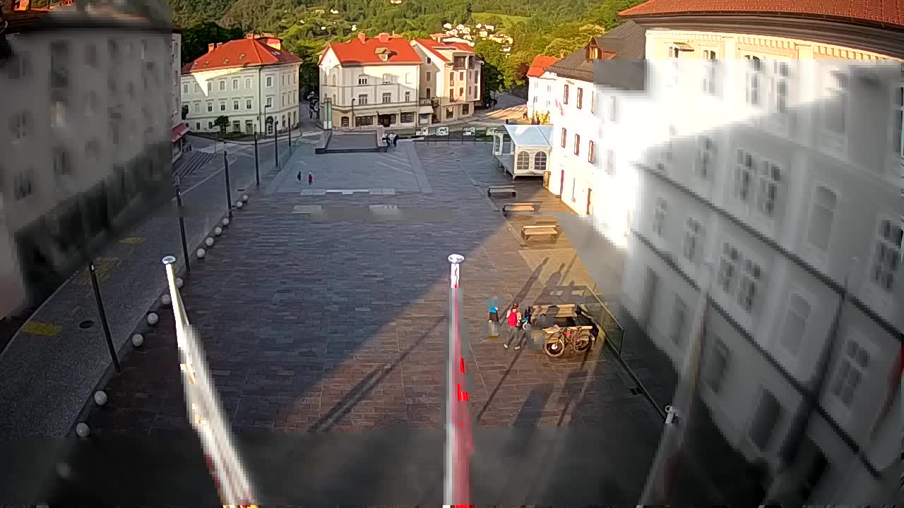 Idrija – Mestni trg (hiša slikarja Jurija Tavčarja – idrijskega)
