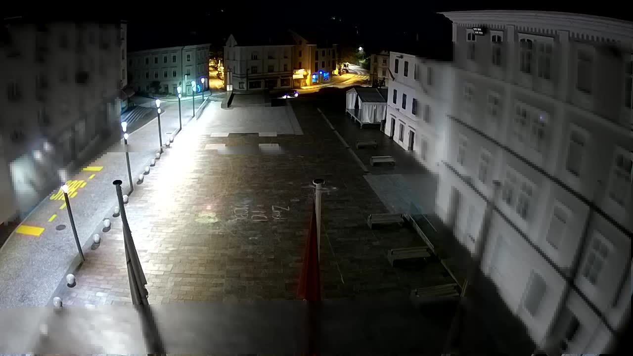 Idrija – Mestni trg (maison du peintre Jurij Tavčar)