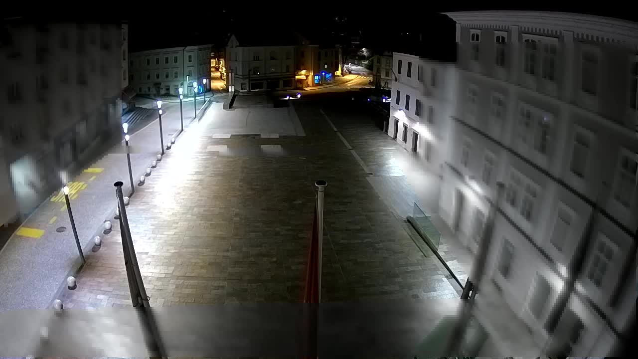 Idrija – Mestni trg (casa del pintor Jurij Tavčar)