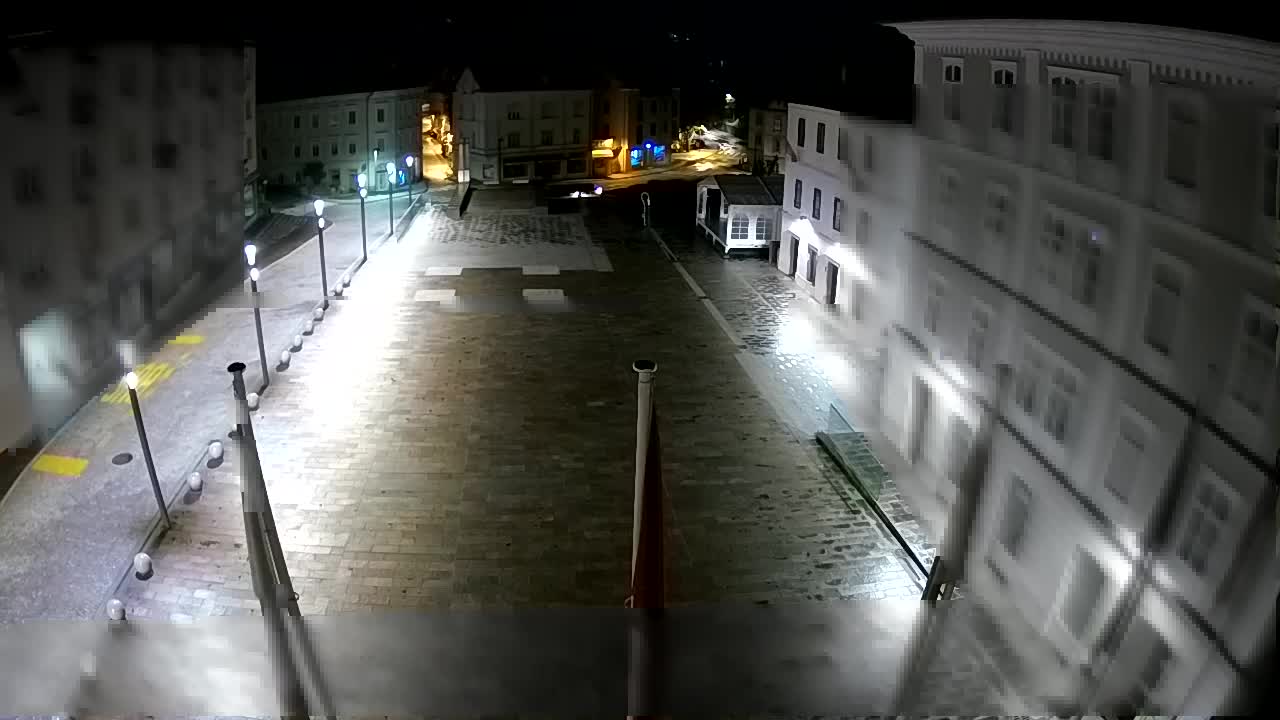 Idrija – Mestni trg (casa del pintor Jurij Tavčar)