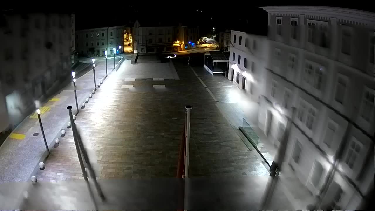 Idrija – Mestni trg (casa del pintor Jurij Tavčar)
