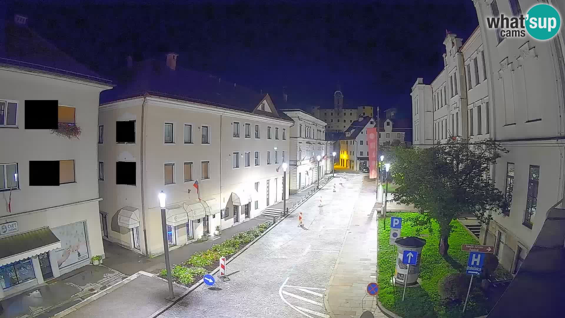 Spletna kamera Idrija – Pogled z občinske stavbe