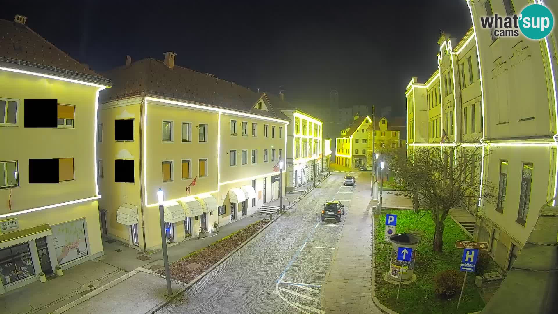 Spletna kamera Idrija – Pogled z občinske stavbe