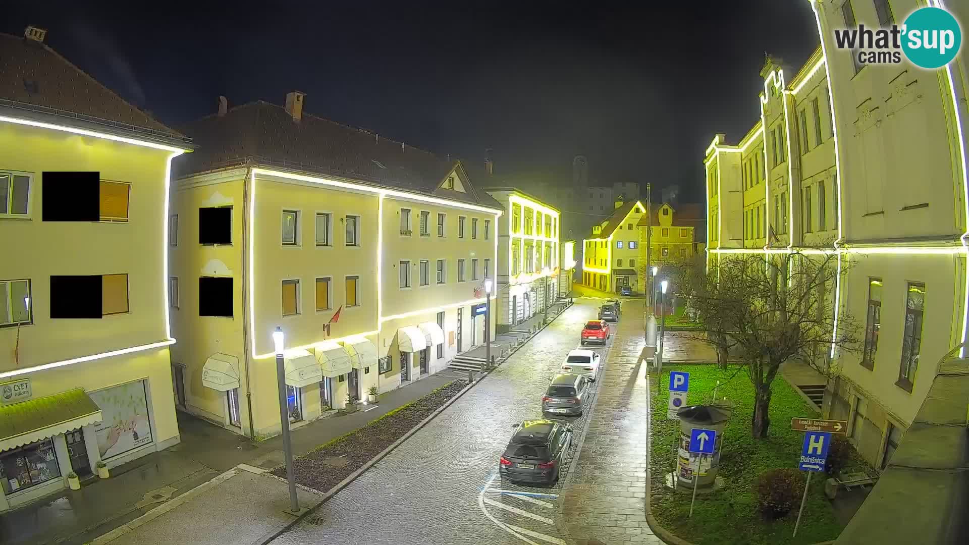 Spletna kamera Idrija – Pogled z občinske stavbe