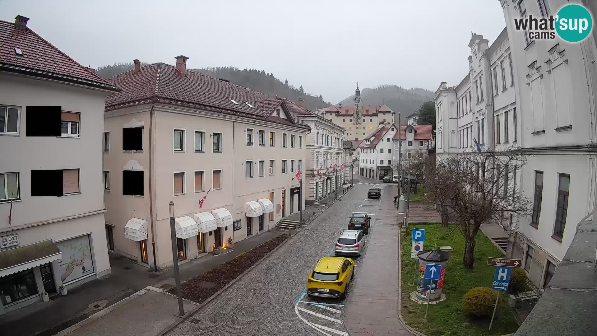Spletna kamera Idrija – Pogled z občinske stavbe