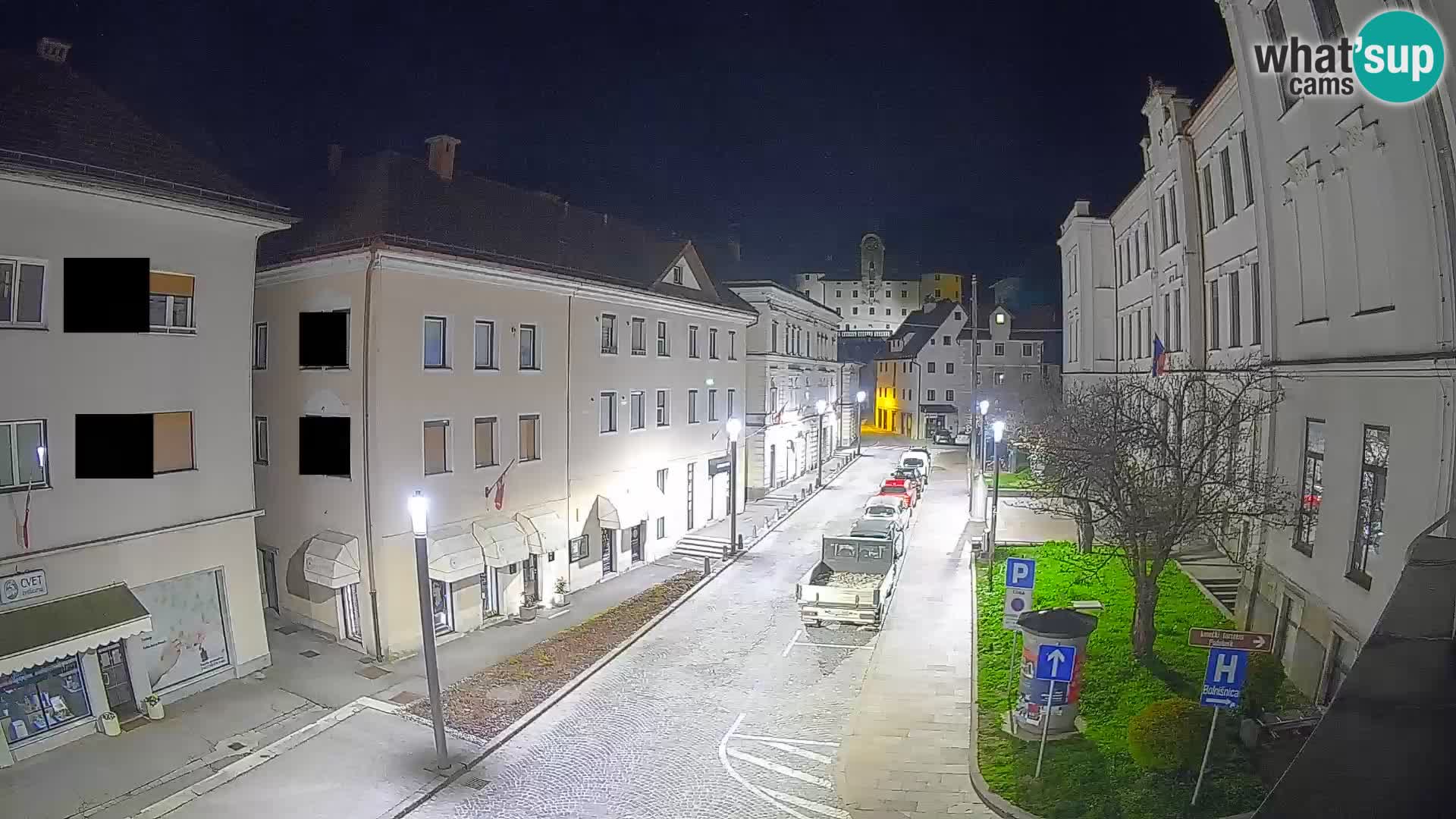 Spletna kamera Idrija – Pogled z občinske stavbe