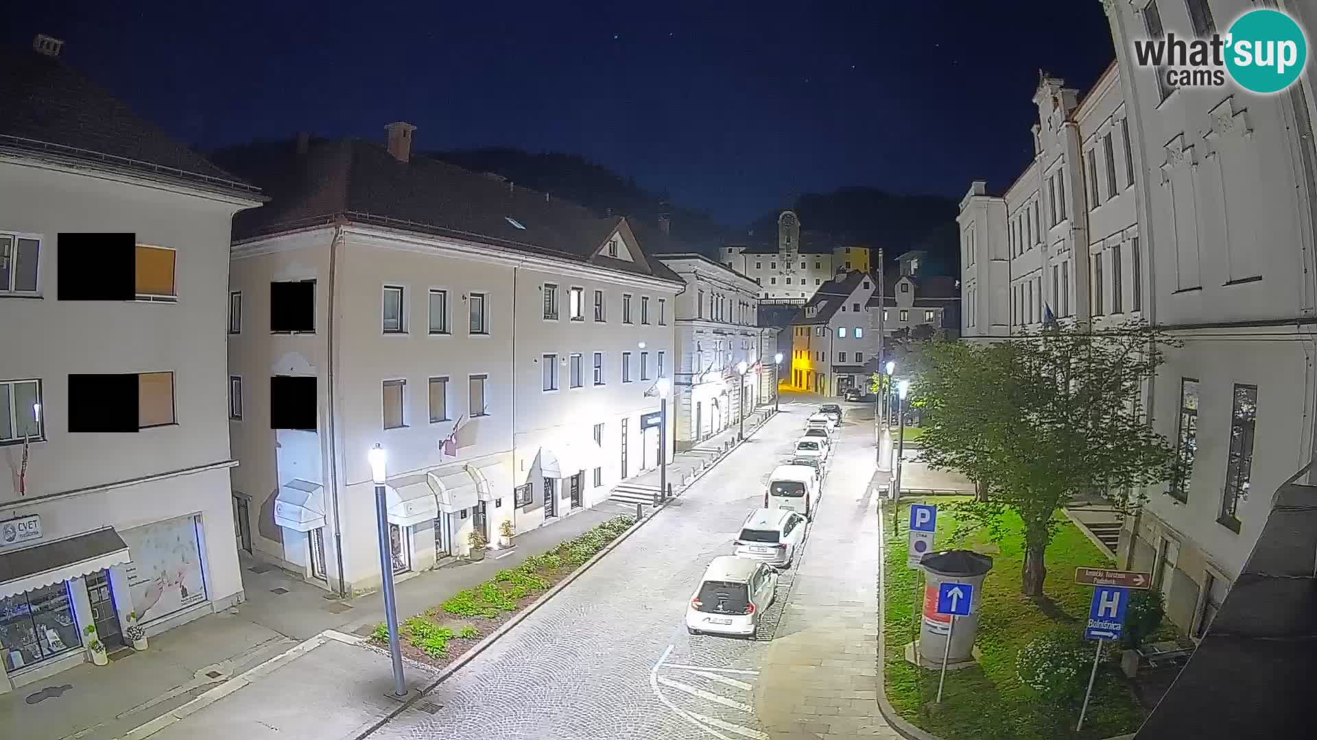 Spletna kamera Idrija – Pogled z občinske stavbe