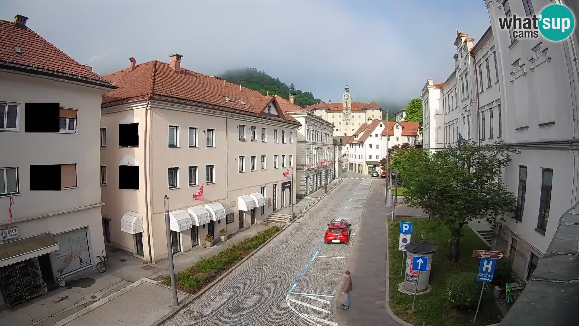 Spletna kamera Idrija – Pogled z občinske stavbe