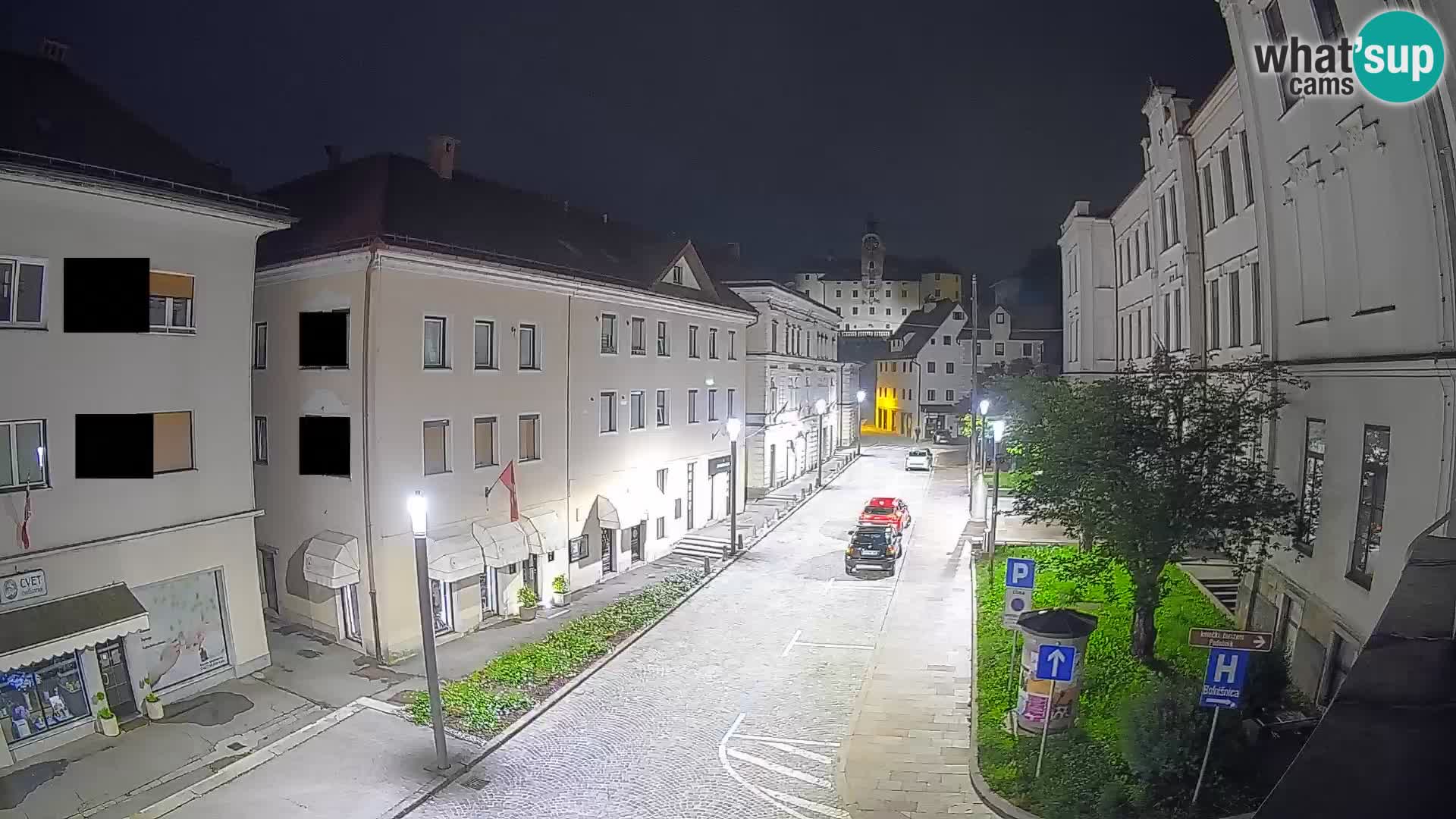 Spletna kamera Idrija – Pogled z občinske stavbe
