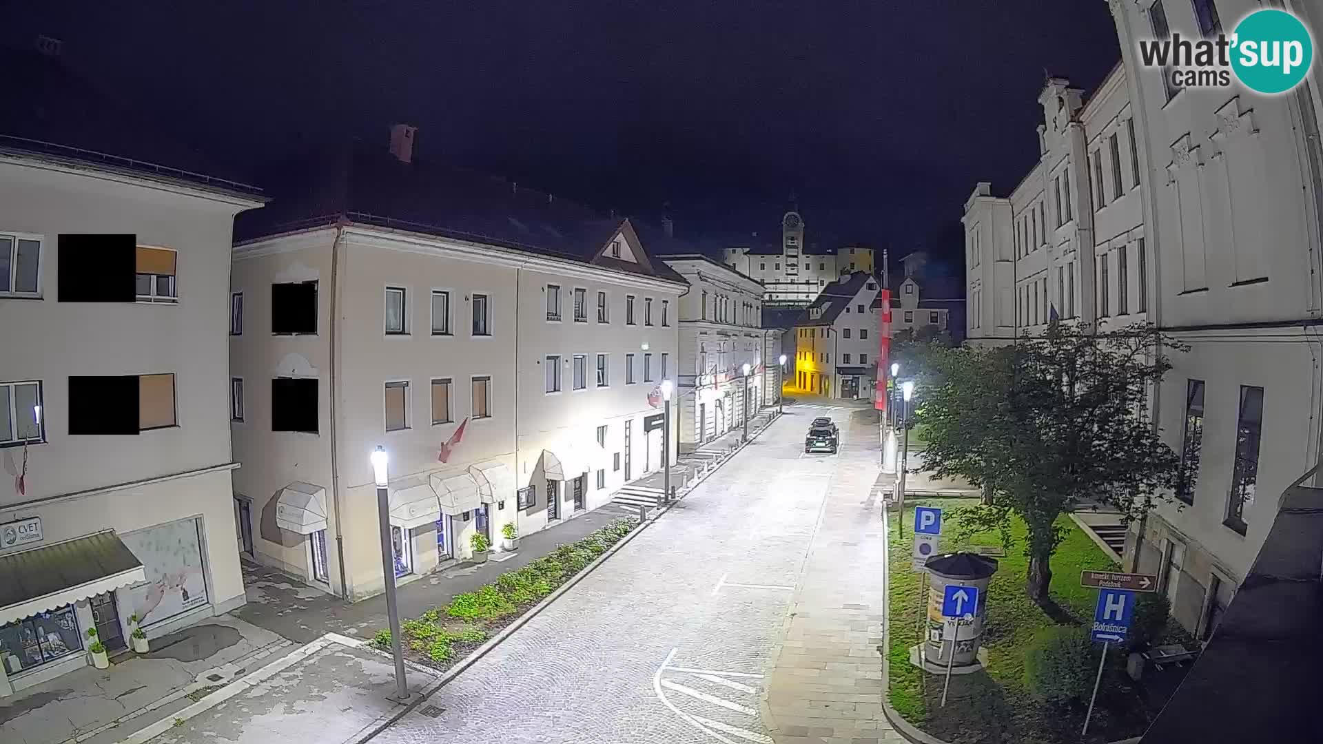 Spletna kamera Idrija – Pogled z občinske stavbe