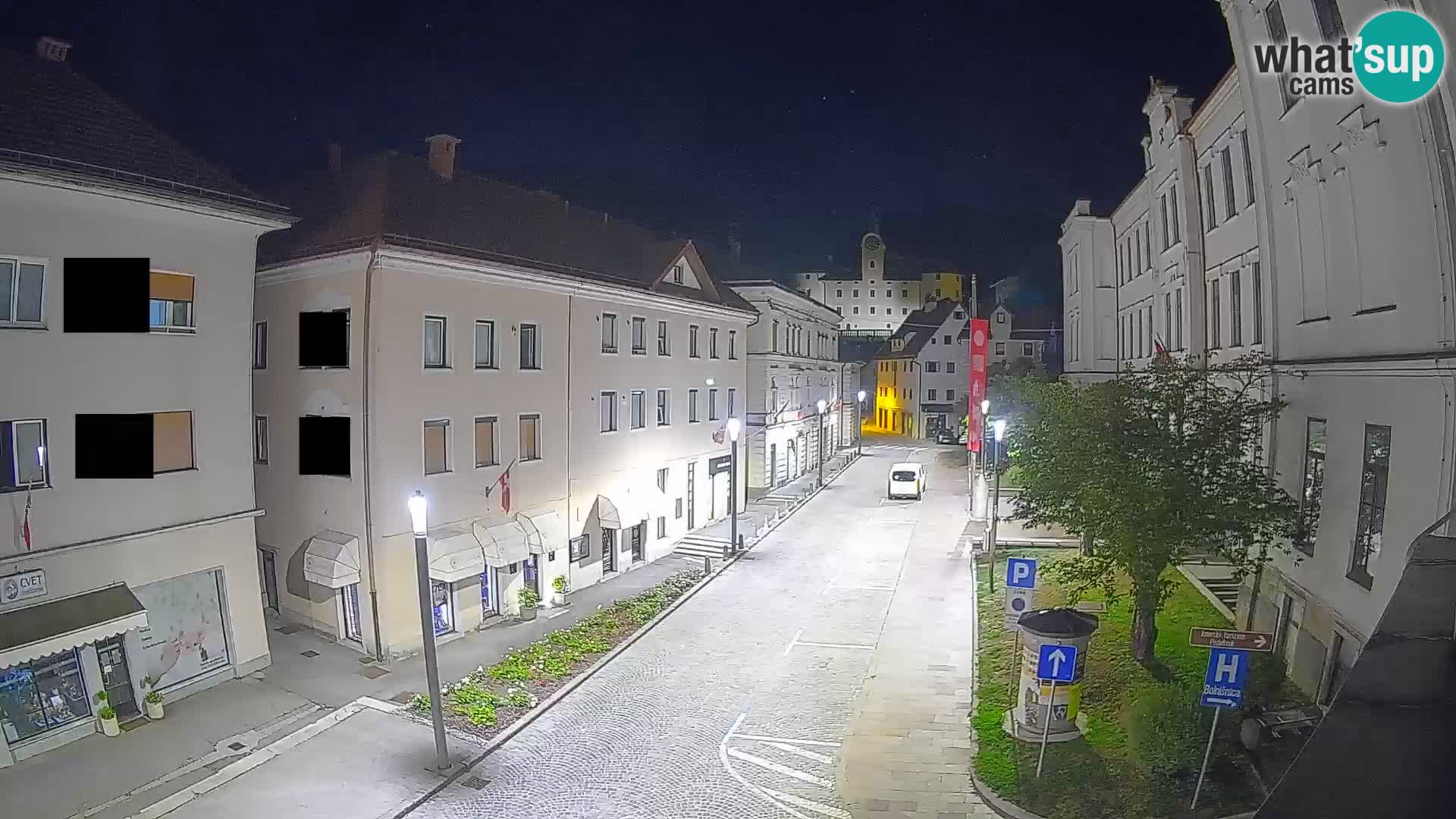 Spletna kamera Idrija – Pogled z občinske stavbe