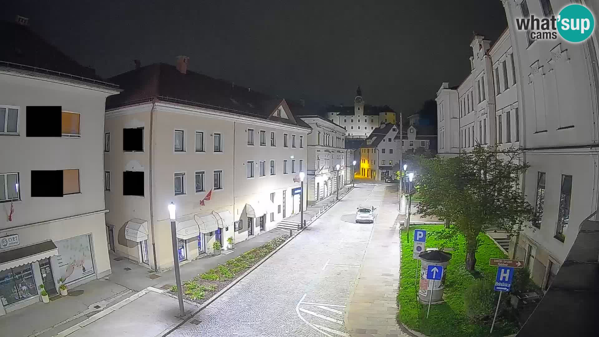 Spletna kamera Idrija – Pogled z občinske stavbe