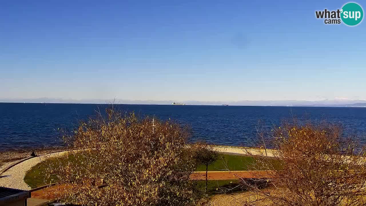 Izola – Blick vom Restaurant “Svetilnik”