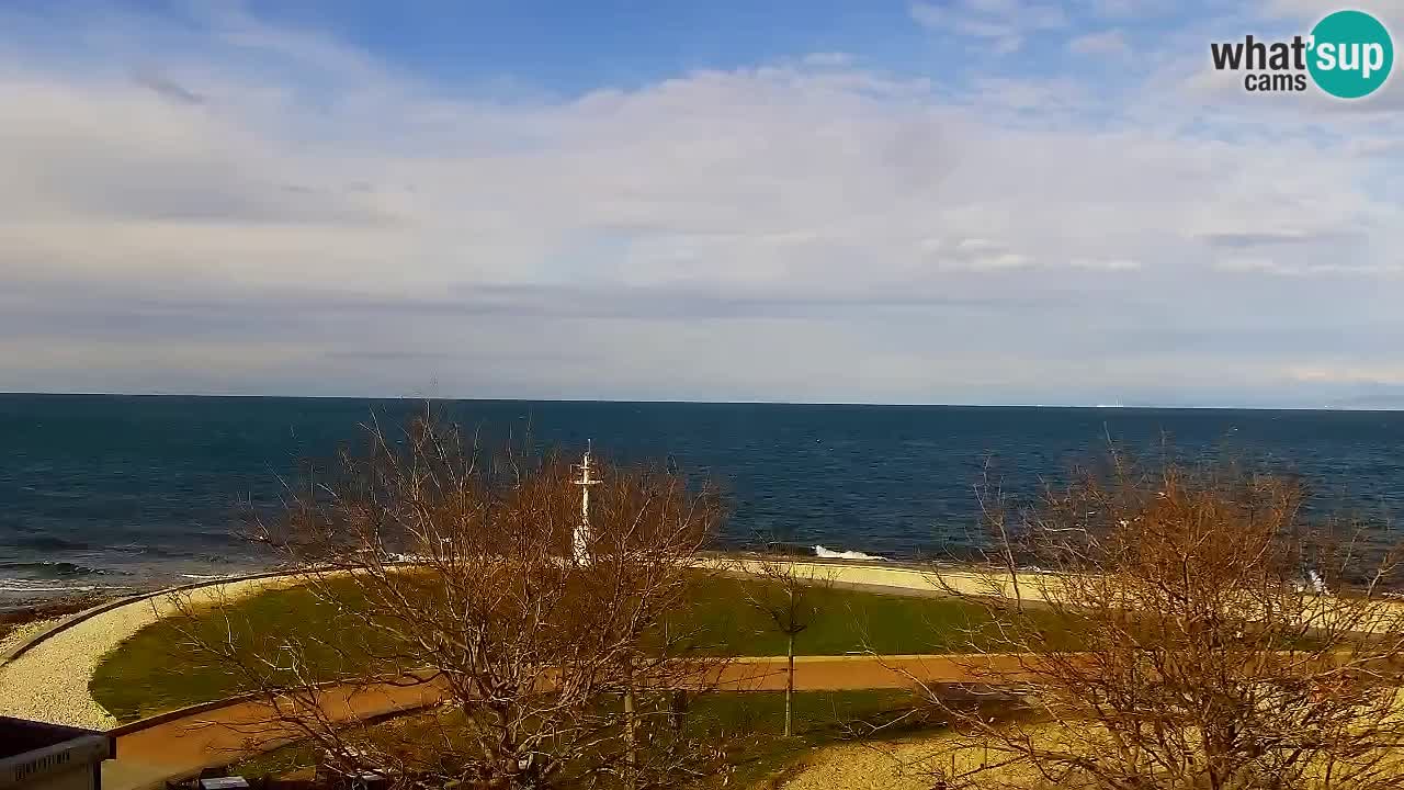 Izola – Blick vom Restaurant “Svetilnik”