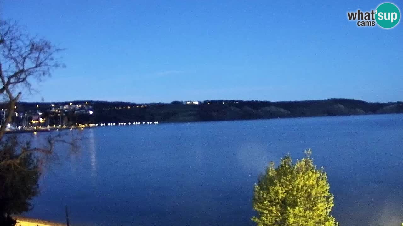 Izola – vue depuis le restaurant “Svetilnik”