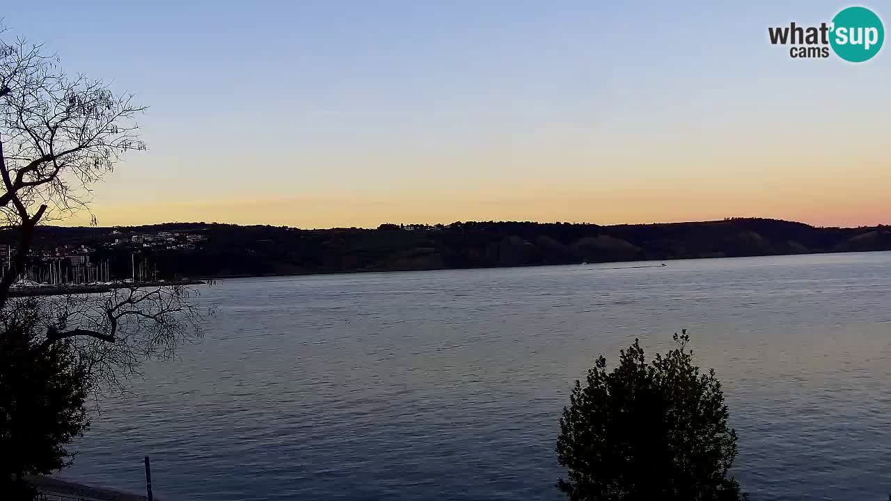 Izola – vue depuis le restaurant “Svetilnik”