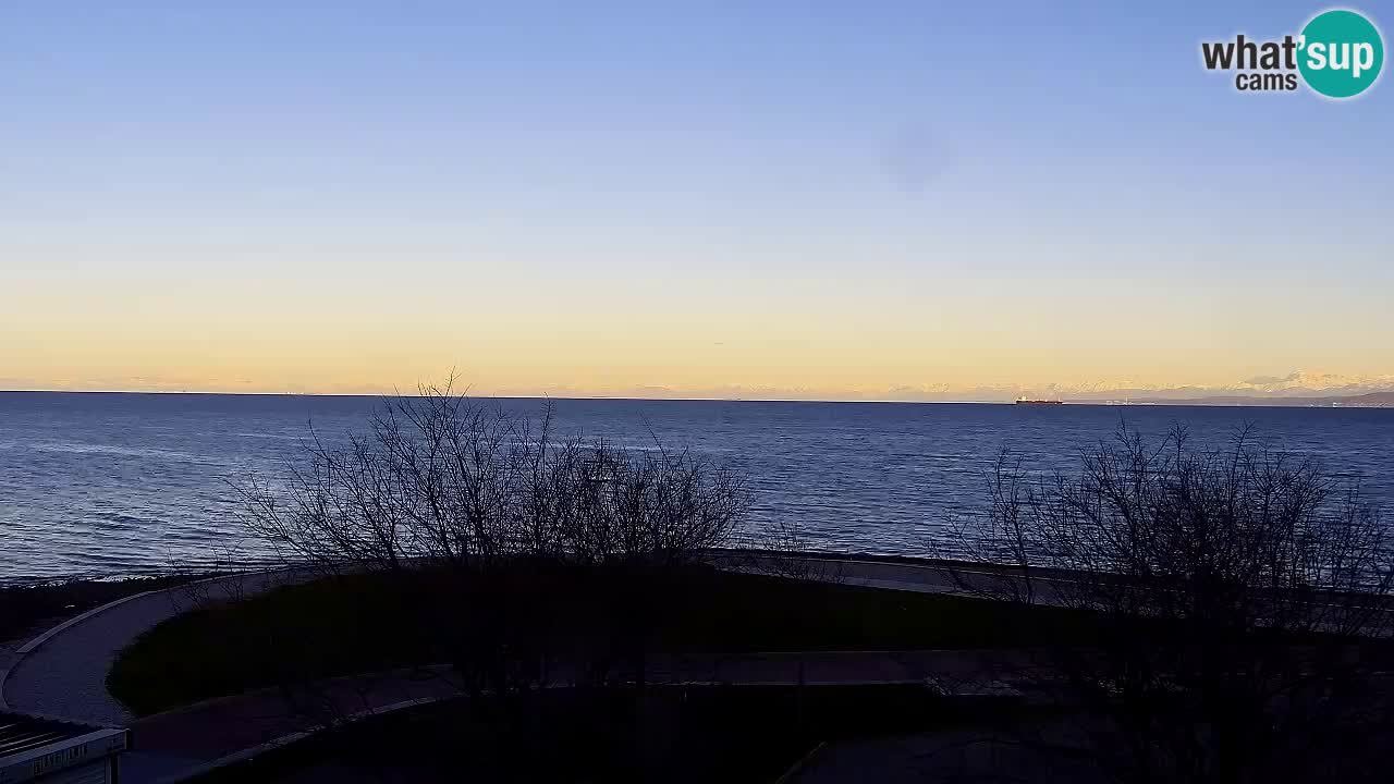 Izola – vue depuis le restaurant “Svetilnik”