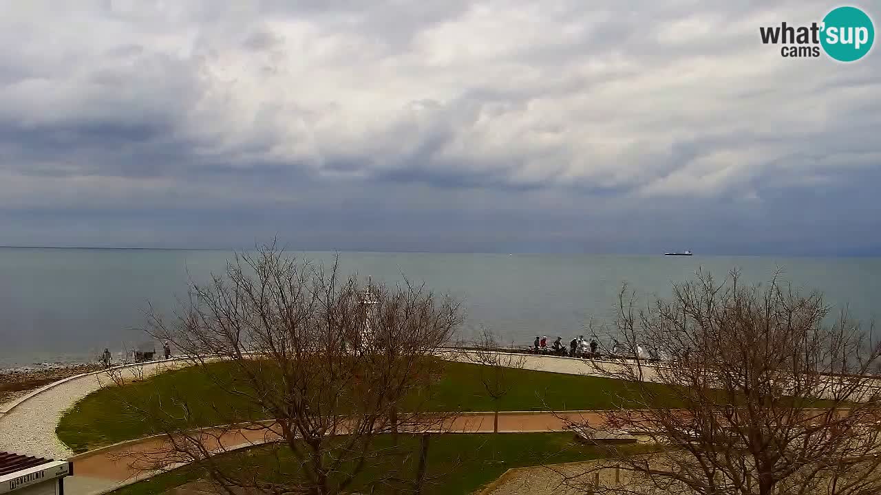 Izola – vue depuis le restaurant “Svetilnik”