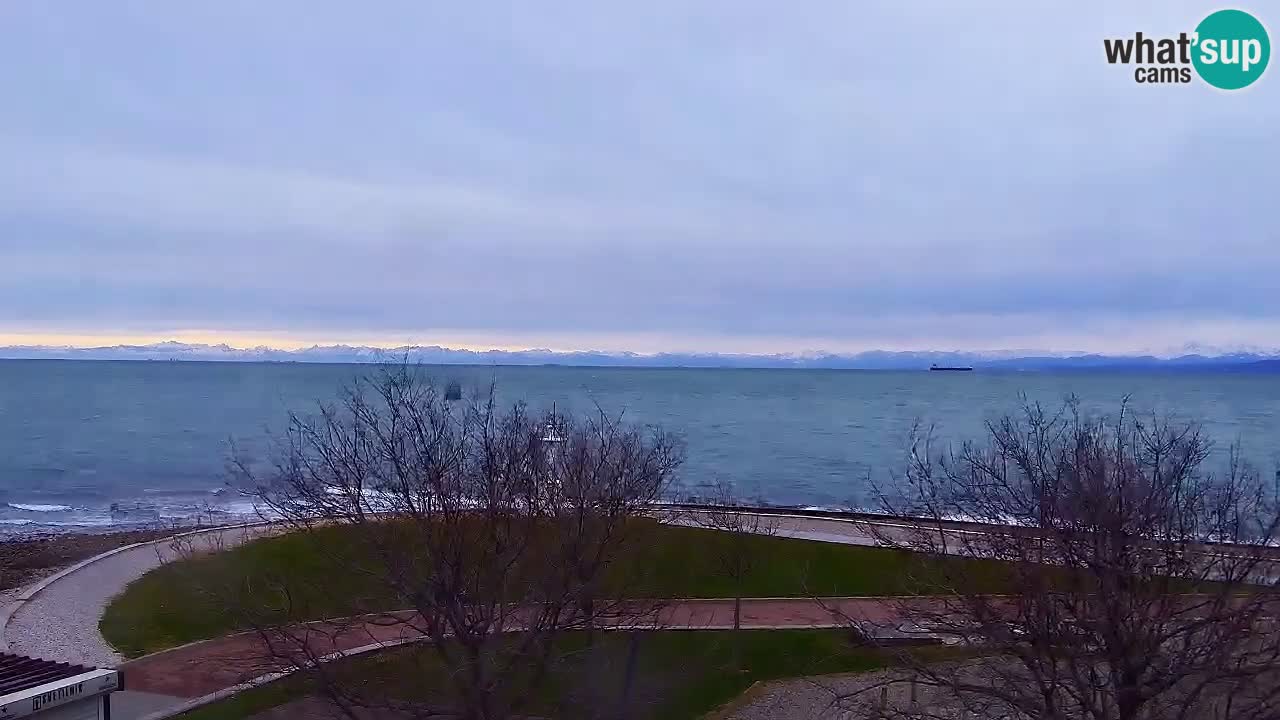 Izola – vue depuis le restaurant “Svetilnik”