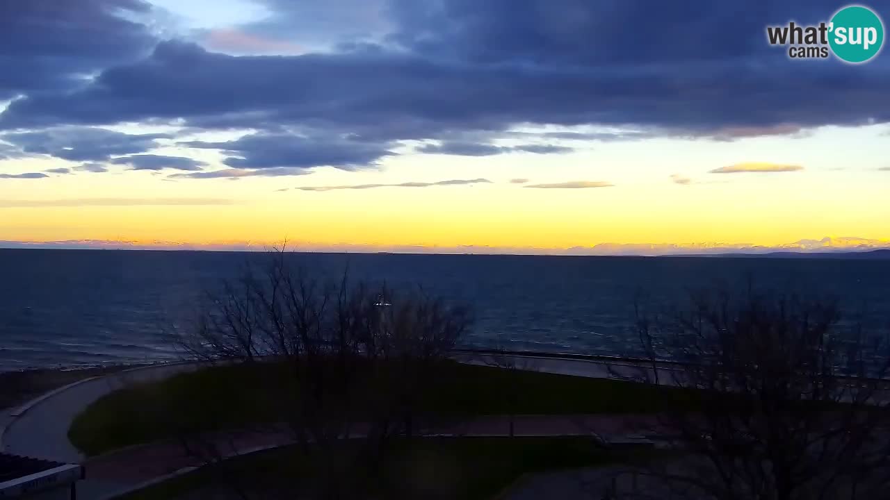 Izola – vue depuis le restaurant “Svetilnik”