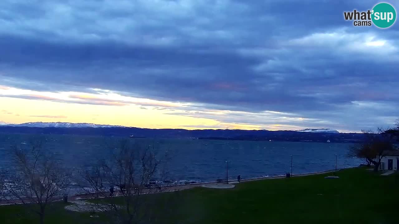 Izola – vue depuis le restaurant “Svetilnik”