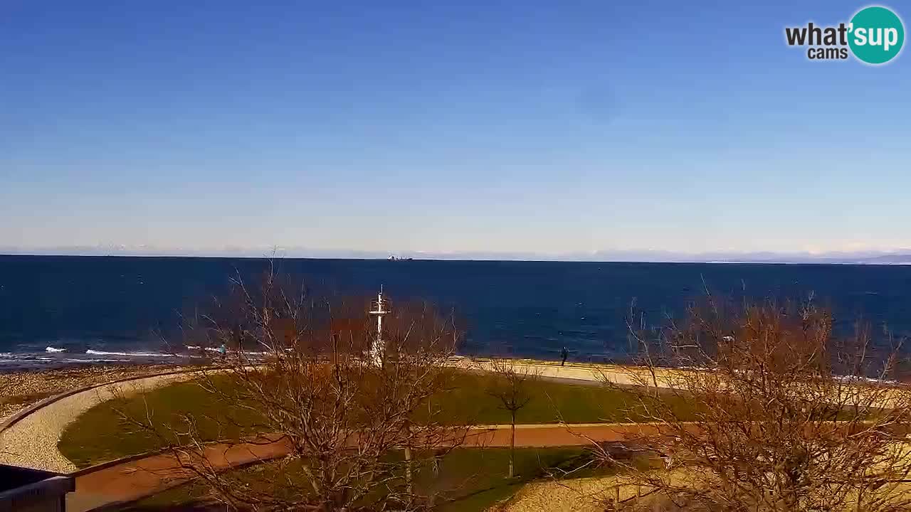 Izola – vue depuis le restaurant “Svetilnik”