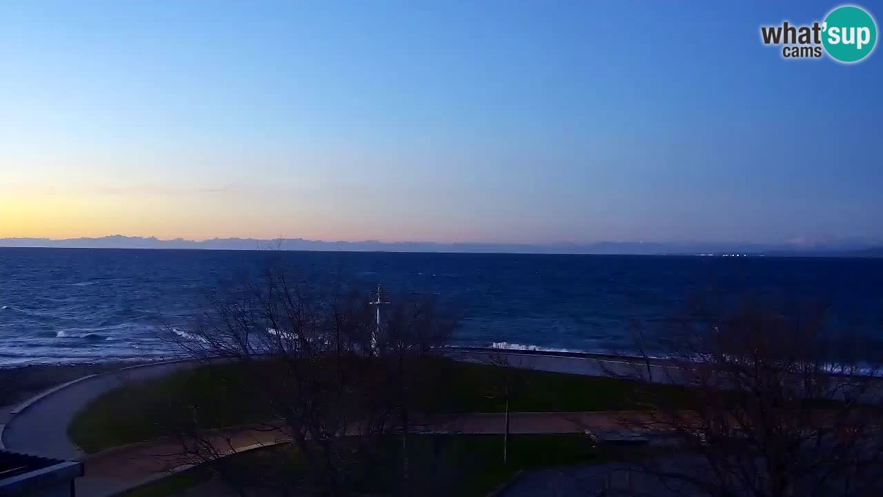 Izola – vue depuis le restaurant “Svetilnik”