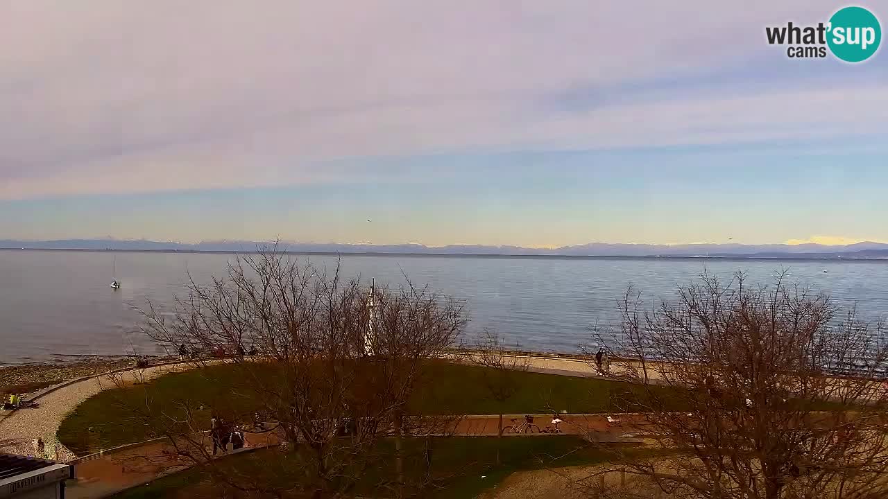 Izola – vue depuis le restaurant “Svetilnik”