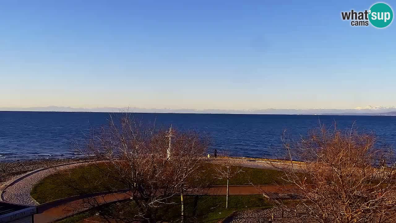 Izola – vue depuis le restaurant “Svetilnik”