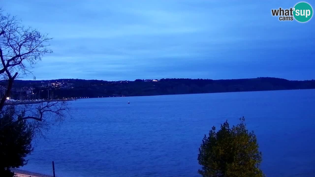 Izola – vue depuis le restaurant “Svetilnik”