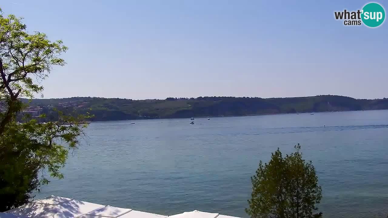 Isola – vista dal ristorante “Svetilnik – al Faro”