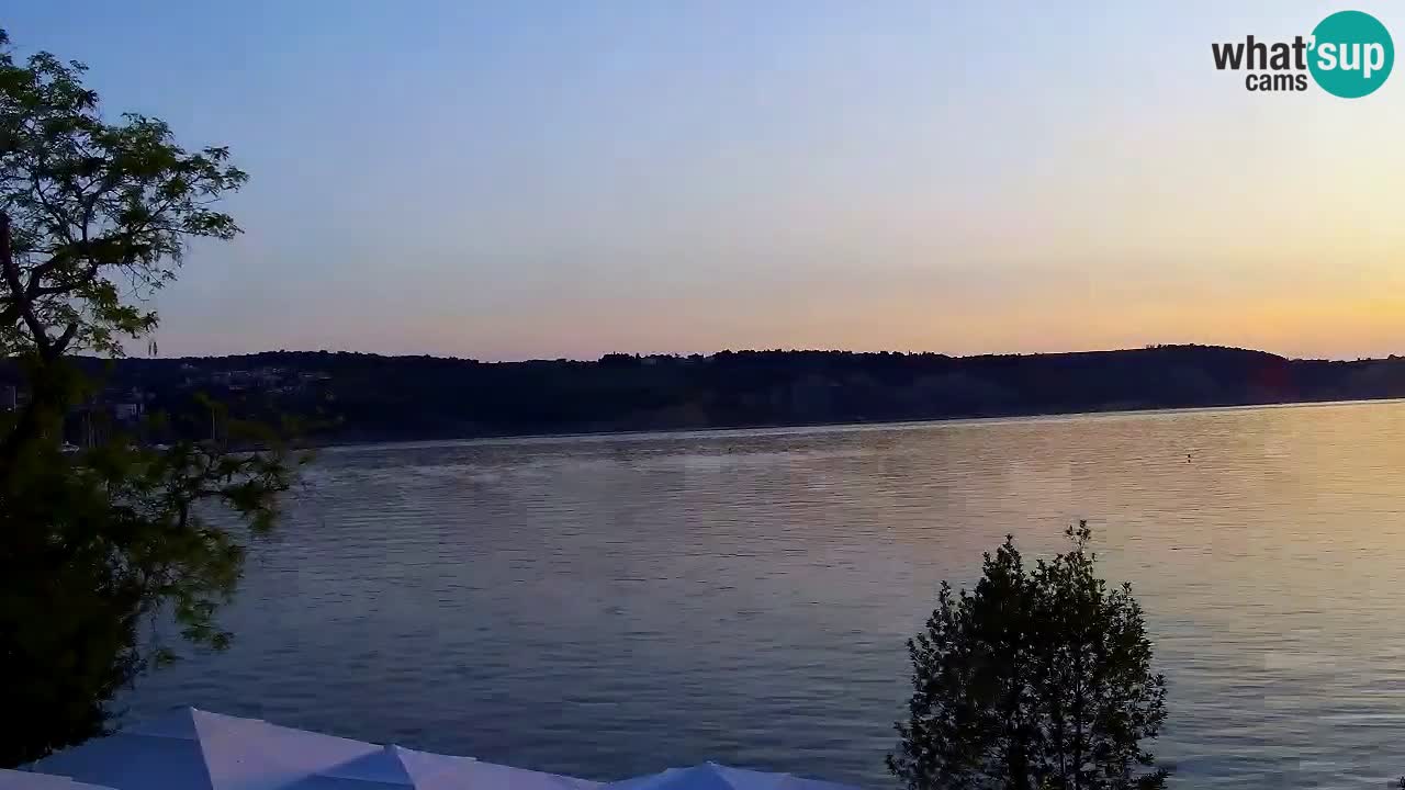 Izola – vue depuis le restaurant “Svetilnik”