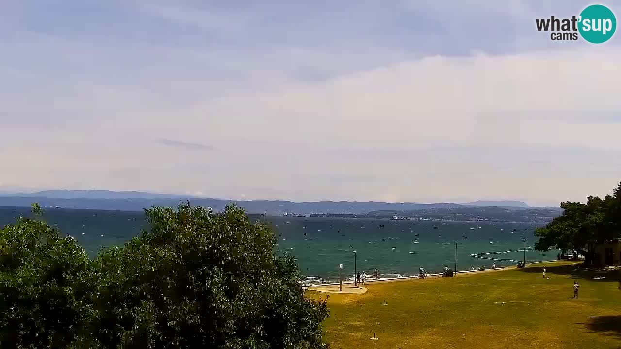 Izola – vue depuis le restaurant “Svetilnik”