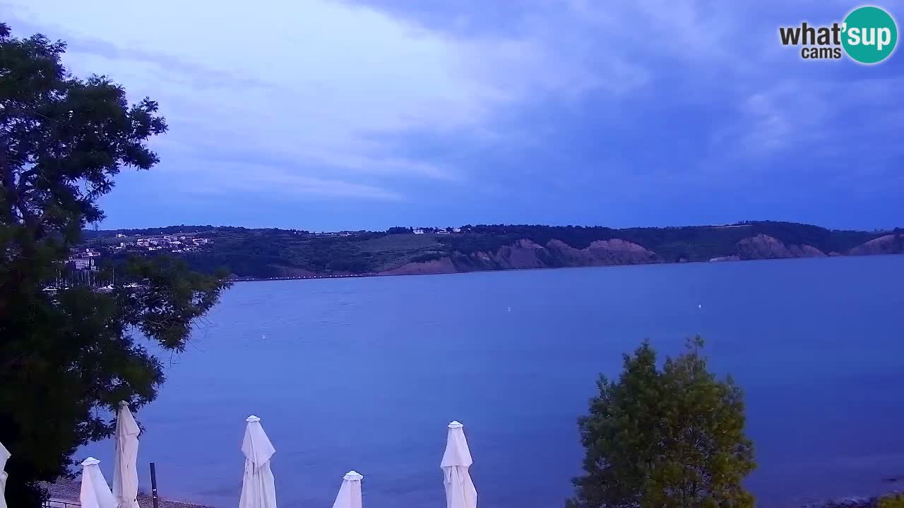 Izola – vue depuis le restaurant “Svetilnik”