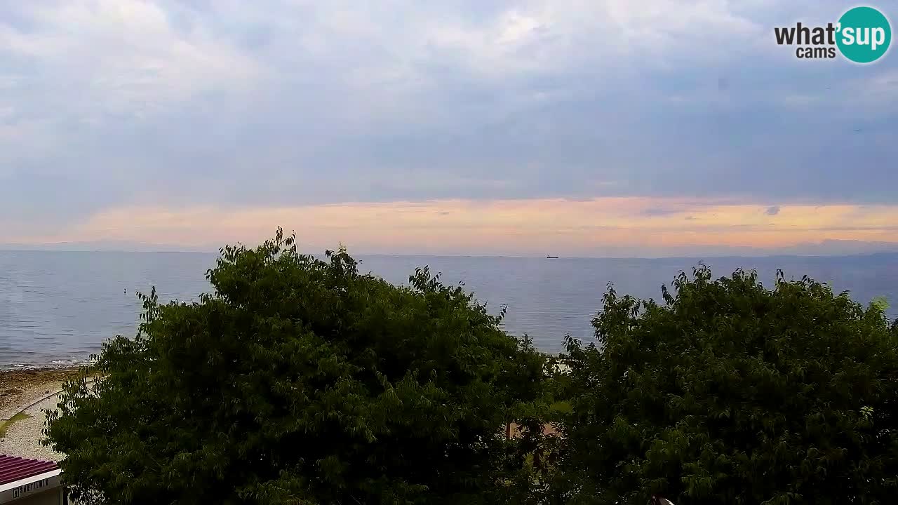 Izola – vue depuis le restaurant “Svetilnik”