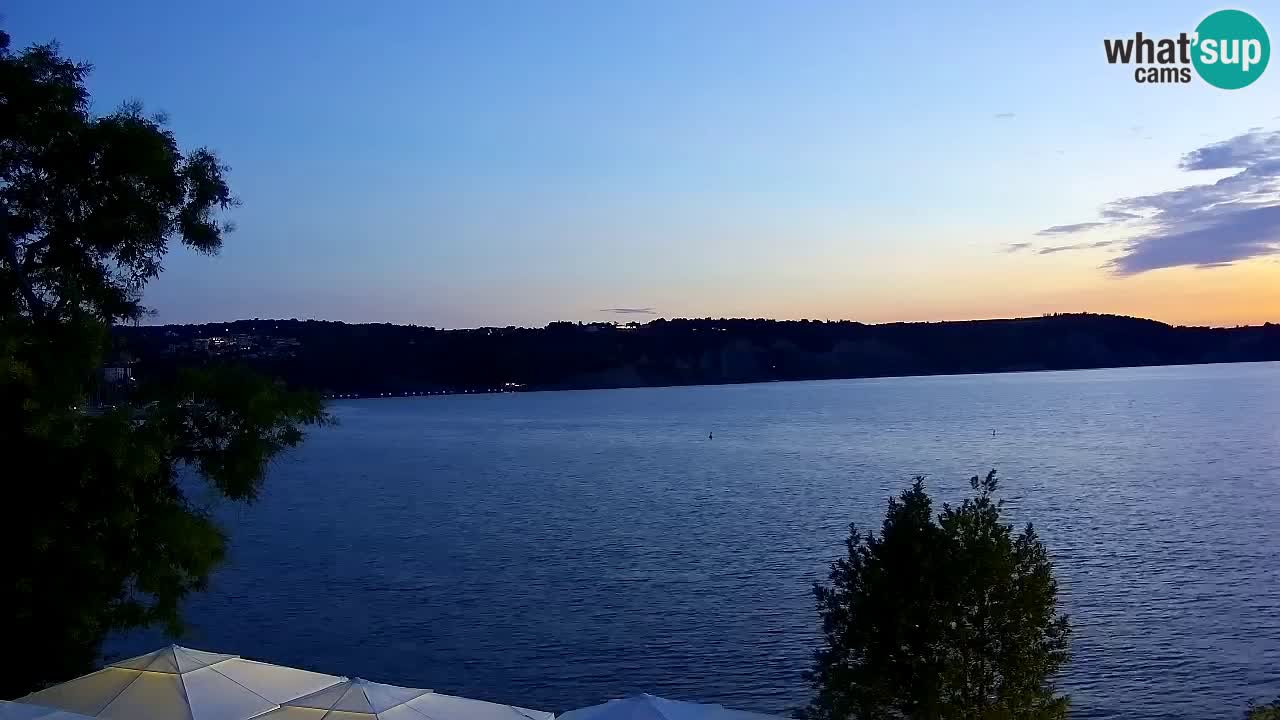Izola – vue depuis le restaurant “Svetilnik”